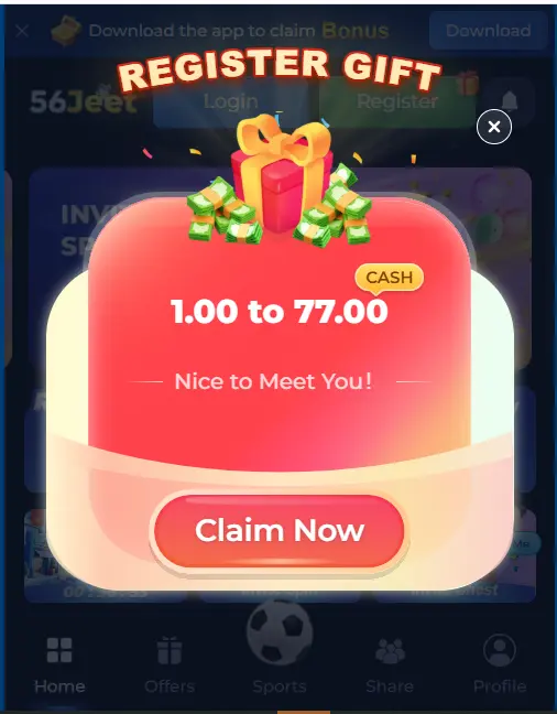 56Jeet Game Register