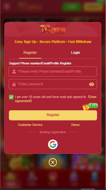 7C-Game-Register