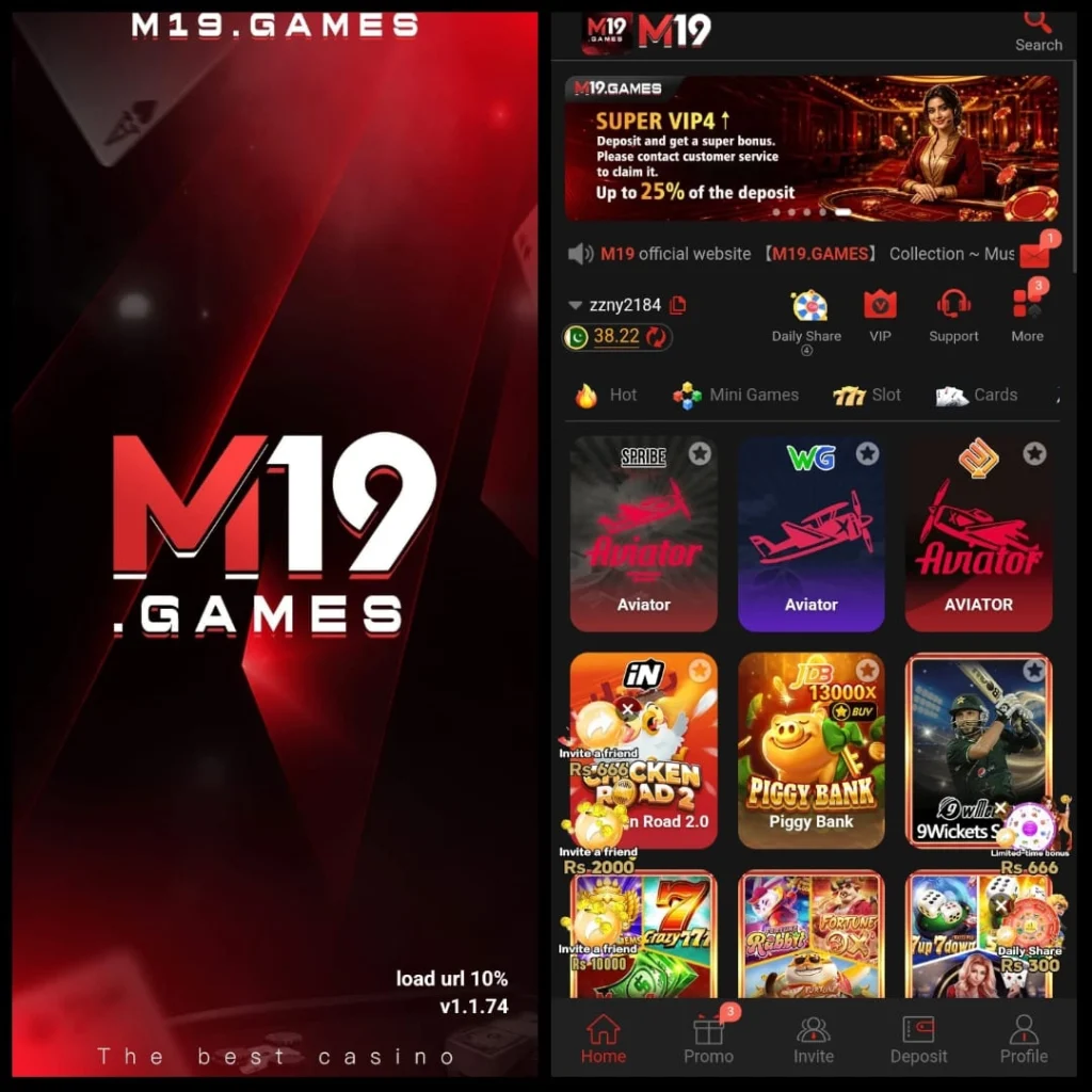 M19 Game Login