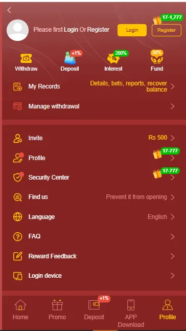 777fe Game Register